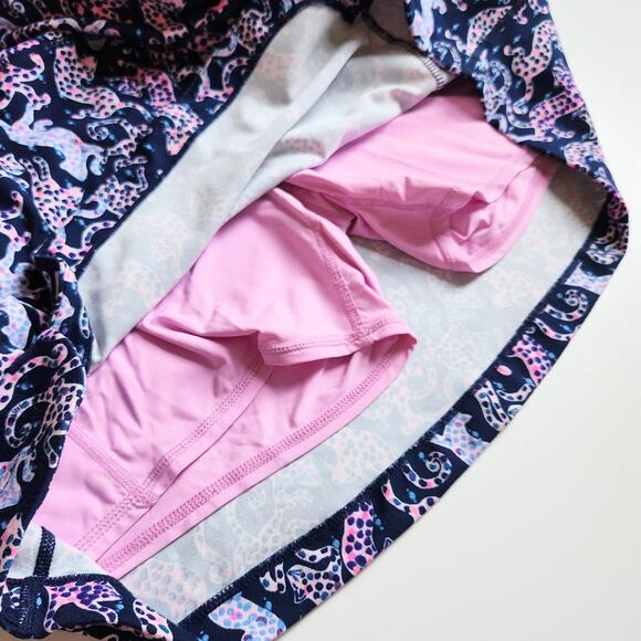 Lilly Pulitzer UPF 50+ Sabbia Skort | Oyster Bay Navy | On The Catwalk Size L - Picture 7 of 11